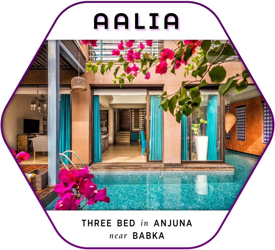 private pool villa near anjuna beach