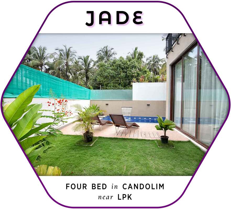 lovely four bed villa in candolim near lpk