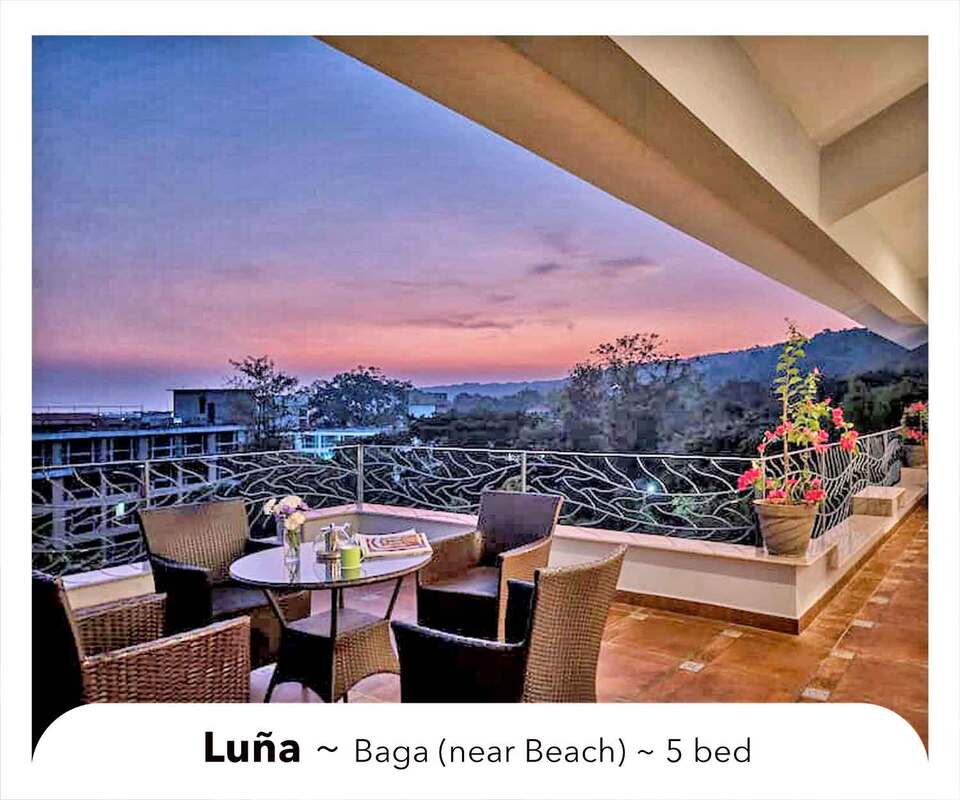 baga beach luxury 5 bedroom villa
