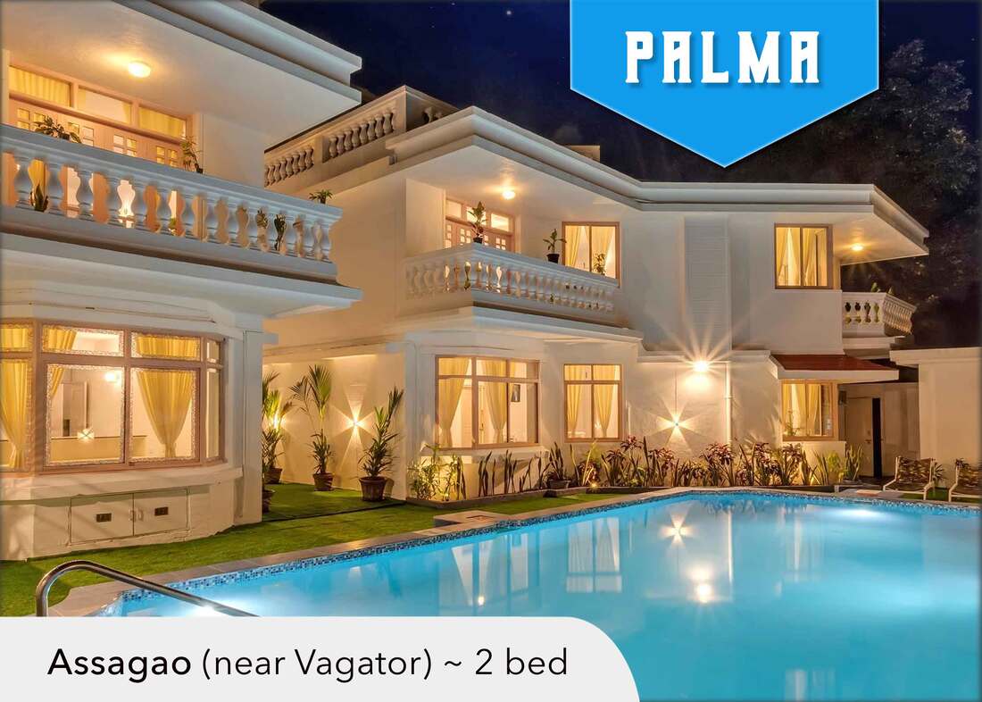 luxury 3 bedroom private pool villa in neru north goa near candolim