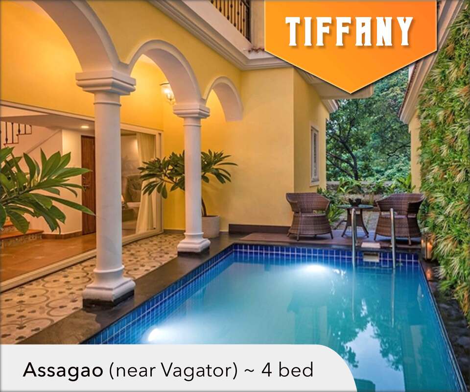 lavish private pool villa in vagator four bed near kefi cafe