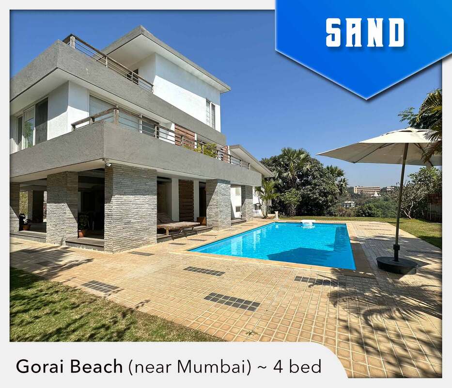 gorai beach near mumbai luxury villa